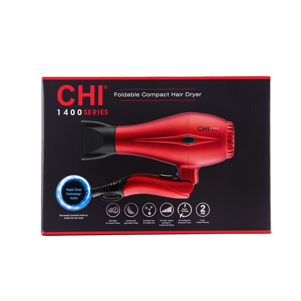 GuestSupply US | CHI 1400 Series Foldable Hair Dryer with Storage